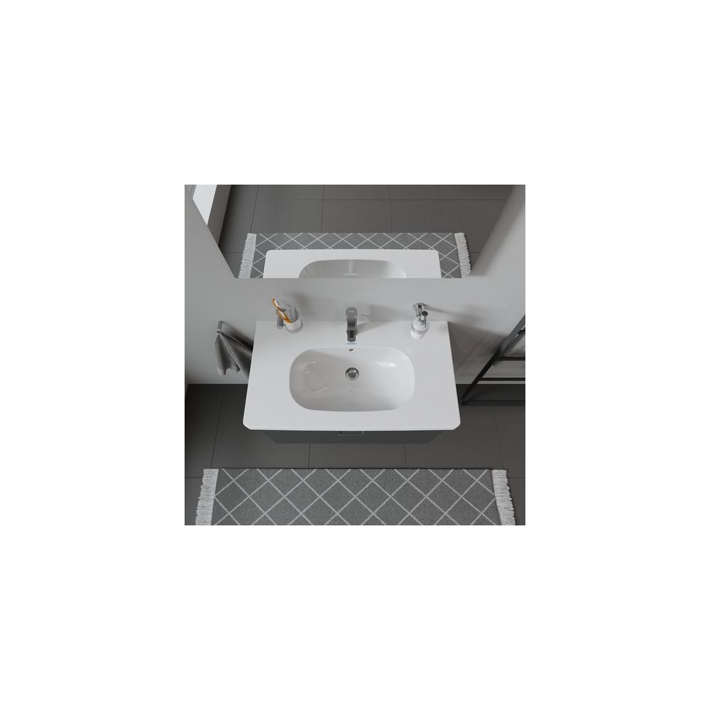 Duravit D-Code Waschtisch 485x850x180mm, Weiß Hochglanz, Rechteckig, 1 Waschplatz... DURAVIT-03428500002 4021534458545 (Abb. 12)