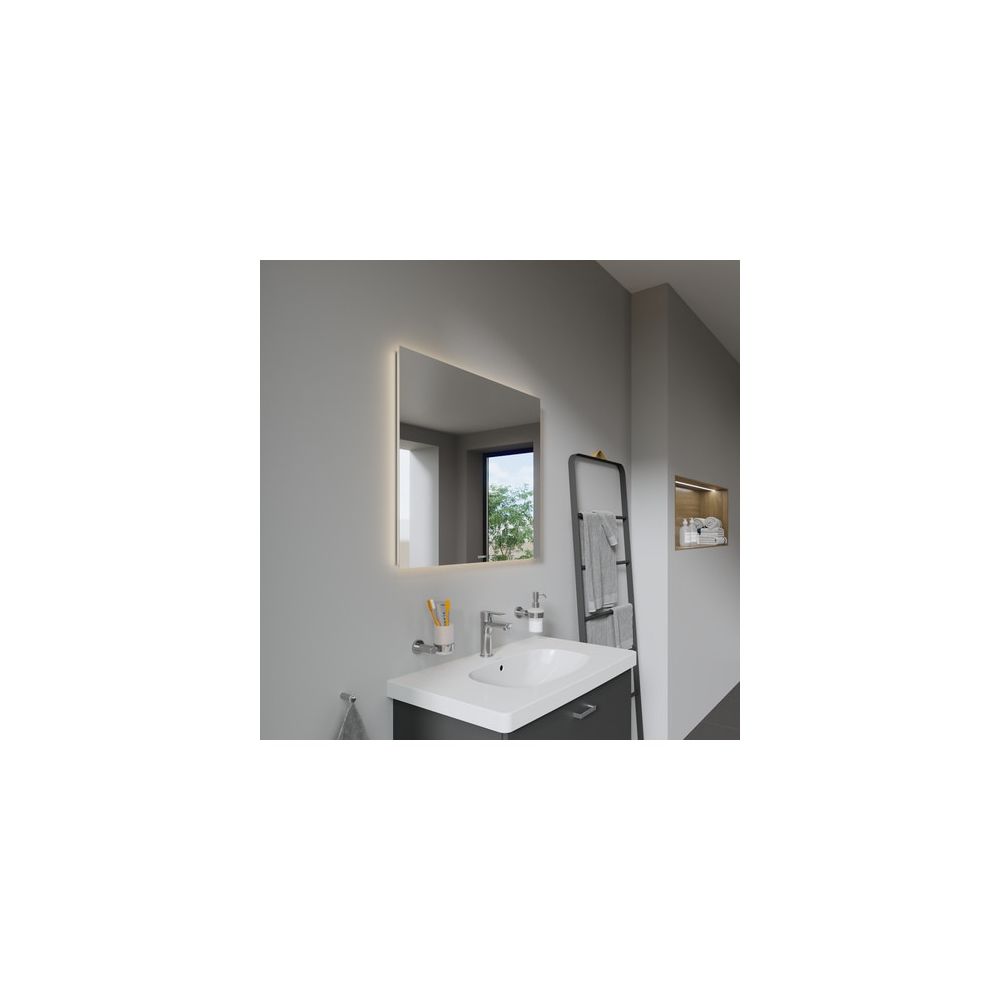 Duravit Licht und Spiegel Wandmontage 33x800x700mm, Mattweiß, Better, LED, 46W... DURAVIT-LM7816000000000 4063382551719 (Abb. 5)