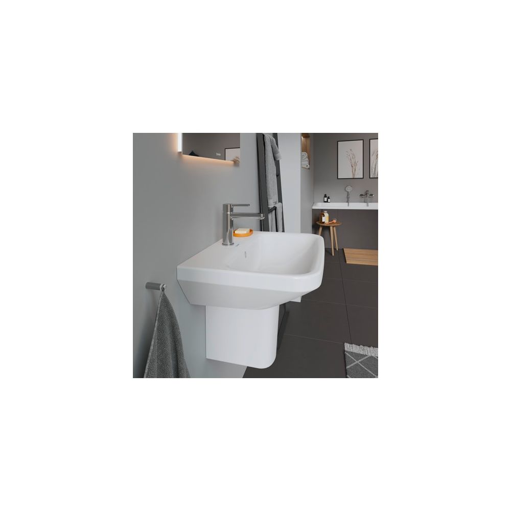 Duravit DuraStyle Waschtisch 440x600x170mm wandhäng., Weiß Hochglanz, Rechteckig, 1... DURAVIT-2319600000 4021534851025 (Abb. 6)