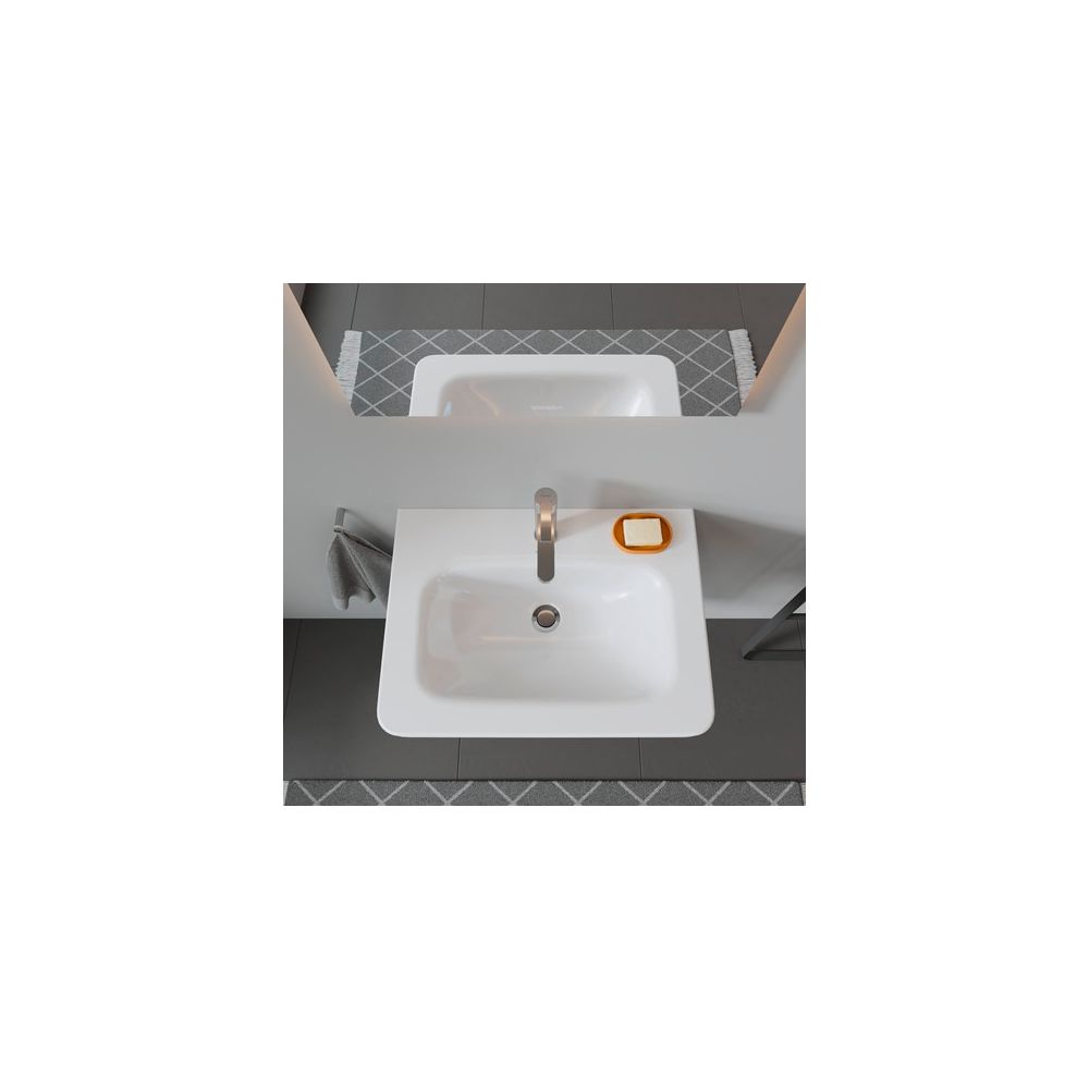 Duravit DuraStyle Waschtisch 480x650x165mm, Weiß Hochglanz, Rechteckig, 1 Waschplat... DURAVIT-2320650000 4021534854316 (Abb. 2)
