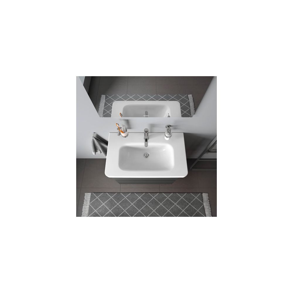 Duravit DuraStyle Waschtisch 480x800x170mm, Weiß Hochglanz, Rechteckig, 1 Waschpla... DURAVIT-2320800000 4021534850721 (Abb. 11)