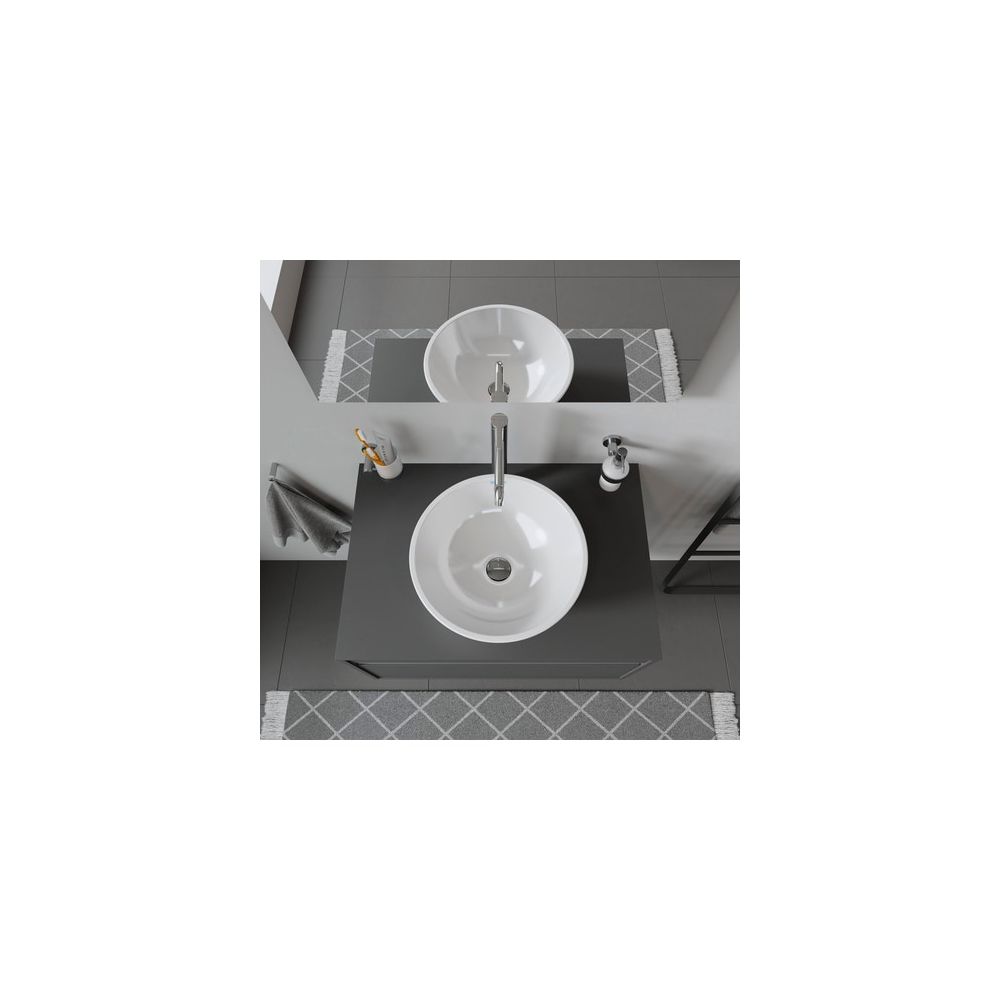 Duravit Design Classics Aufsatzbecken 420mm, Weiß Hochglanz, rund, ohne HLB, mit Üb... DURAVIT-0325420000 4021534075353 (Abb. 7)