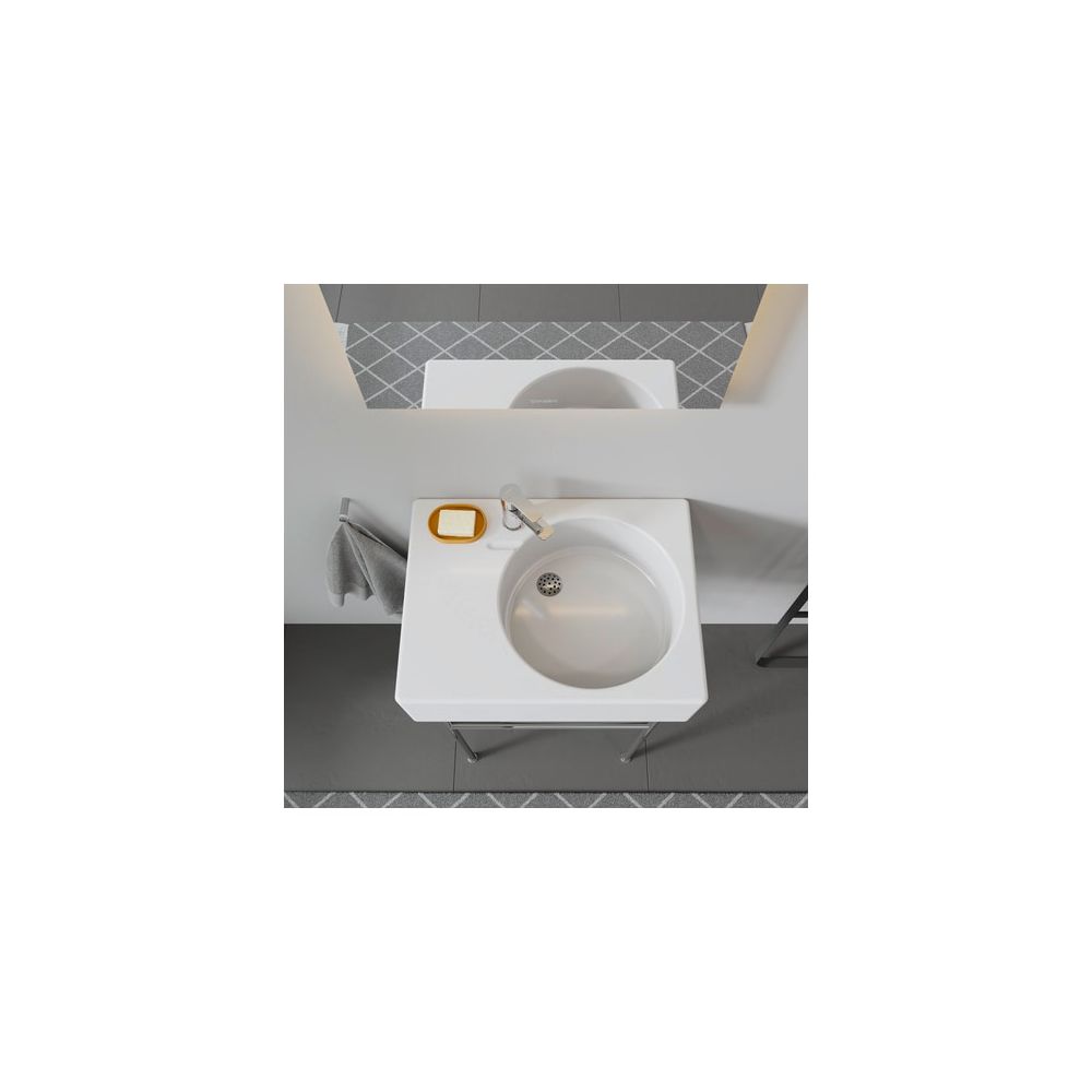 Duravit Design Classics Waschtisch 460x615x225mm wandhäng., R, Weiß Hochglanz, Rech... DURAVIT-0685600000 4021534096907 (Abb. 3)