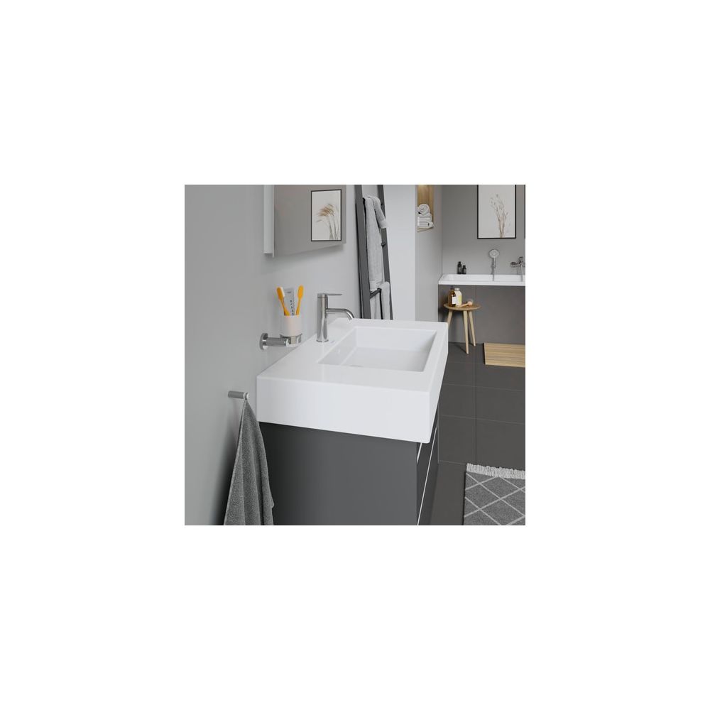 Duravit Vero Waschtisch 490x850x170mm, Weiß Hochglanz, Rechteckig, 1 Waschplatz/HL ... DURAVIT-0329850000 4021534317415 (Abb. 1)