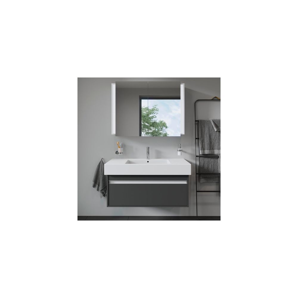 Duravit Vero Waschtisch 490x1050x170mm, WonderGliss, Weiß Hochglanz, Rechteckig, 1... DURAVIT-03291000001 4021534317460 (Abb. 2)