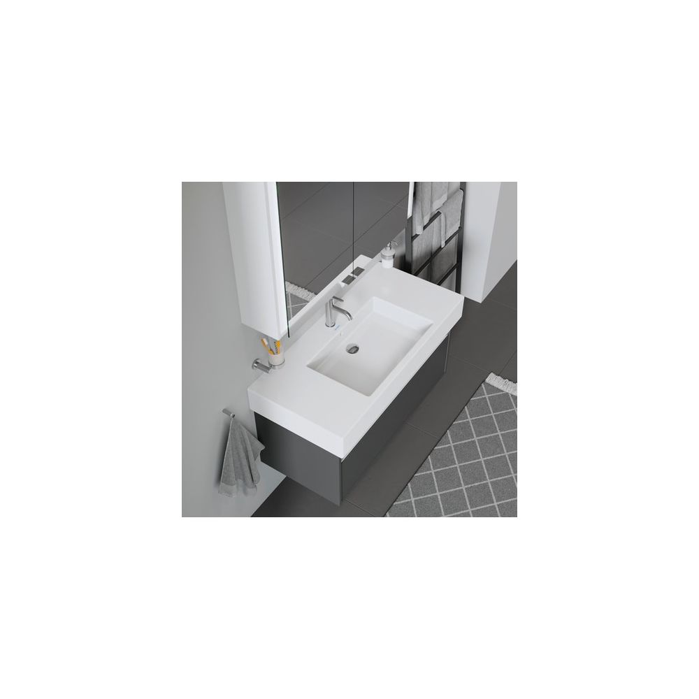 Duravit Vero Waschtisch 490x1050x170mm, WonderGliss, Weiß Hochglanz, Rechteckig, 1... DURAVIT-03291000001 4021534317460 (Abb. 4)