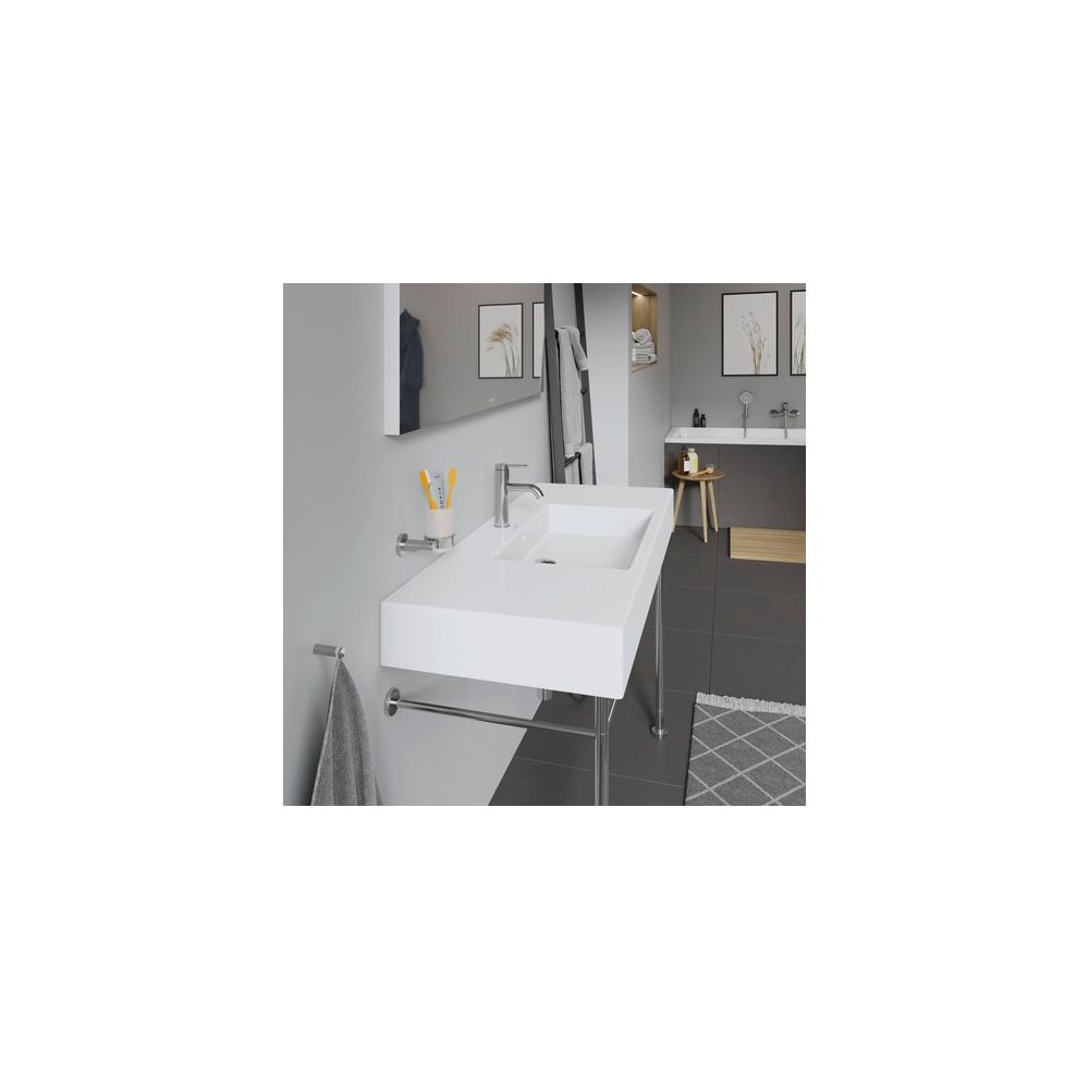 Duravit Vero Waschtisch 490x1250x170mm, WonderGliss, Weiß Hochglanz, Rechteckig, 1... DURAVIT-03291200001 4021534317507 (Abb. 1)
