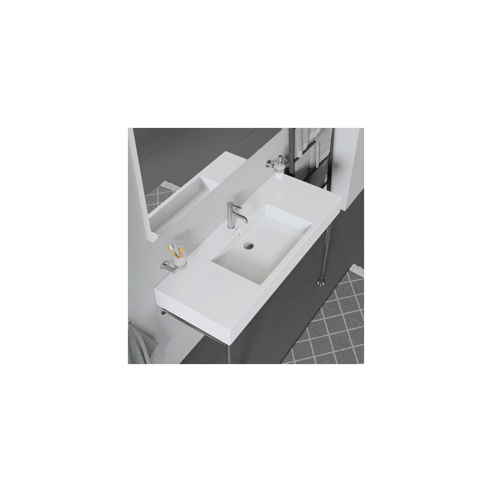 Duravit Vero Waschtisch 490x1250x170mm, WonderGliss, Weiß Hochglanz, Rechteckig, 1... DURAVIT-03291200001 4021534317507 (Abb. 2)
