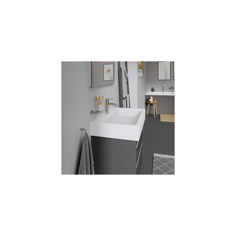 Duravit Vero Waschtisch 470x700x165mm wandhäng., Weiß Hochglanz, Rechteckig, 1 WP m... DURAVIT-0454700000 4021534693564 (Abb. 2)