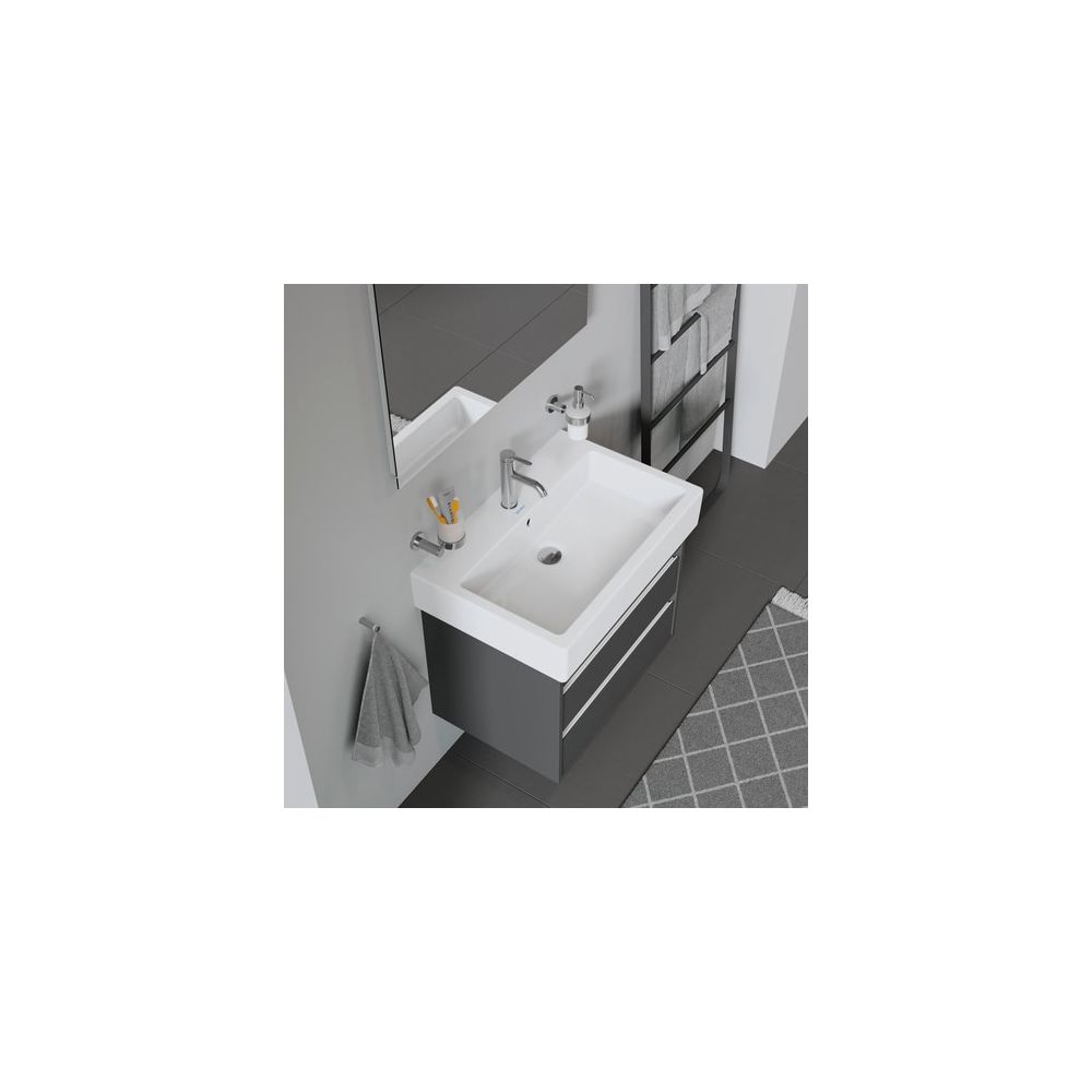 Duravit Vero Waschtisch 470x700x165mm wandhäng., Weiß Hochglanz, Rechteckig, 1 WP m... DURAVIT-0454700000 4021534693564 (Abb. 4)
