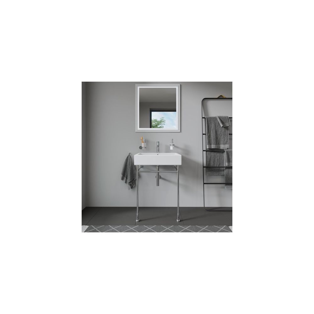 Duravit Vero Waschtisch 470x600x165mm mit HLB Aufsatz, Weiß Hochglanz, Rechteckig, ... DURAVIT-0454600000 4021534217265 (Abb. 5)