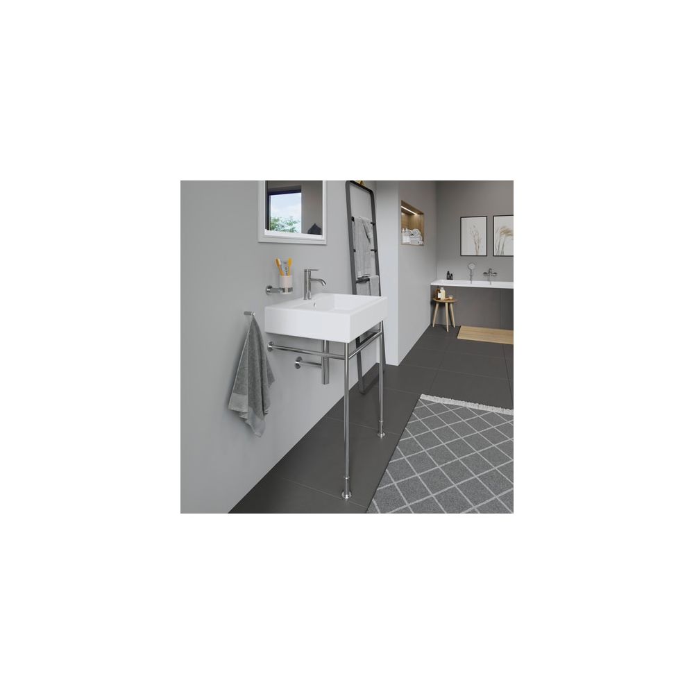 Duravit Vero Metallkonsole 425x525x715-780mm, für 045360/45460 235060, Chrom polier... DURAVIT-0030631000 4021534253119 (Abb. 4)