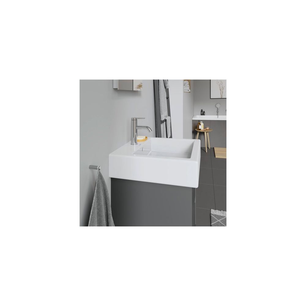 Duravit Vero Waschtisch 470x500x175mm wandhäng., Weiß Hochglanz, Rechteckig, 1 WP m... DURAVIT-0454500000 4021534269301 (Abb. 4)