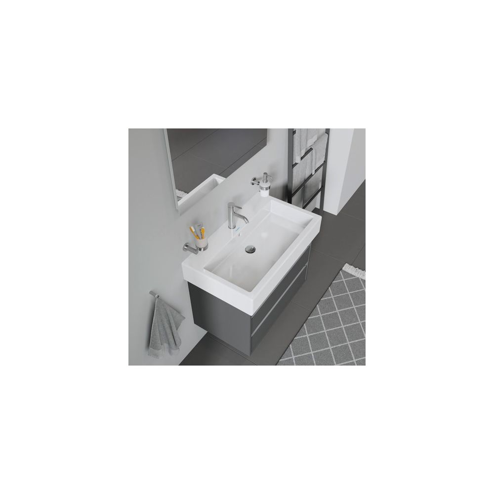 Duravit Vero Waschtisch 470x800x175mm wandhäng., Weiß Hochglanz, Rechteckig, 1 WP m... DURAVIT-0454800000 4021534269400 (Abb. 4)