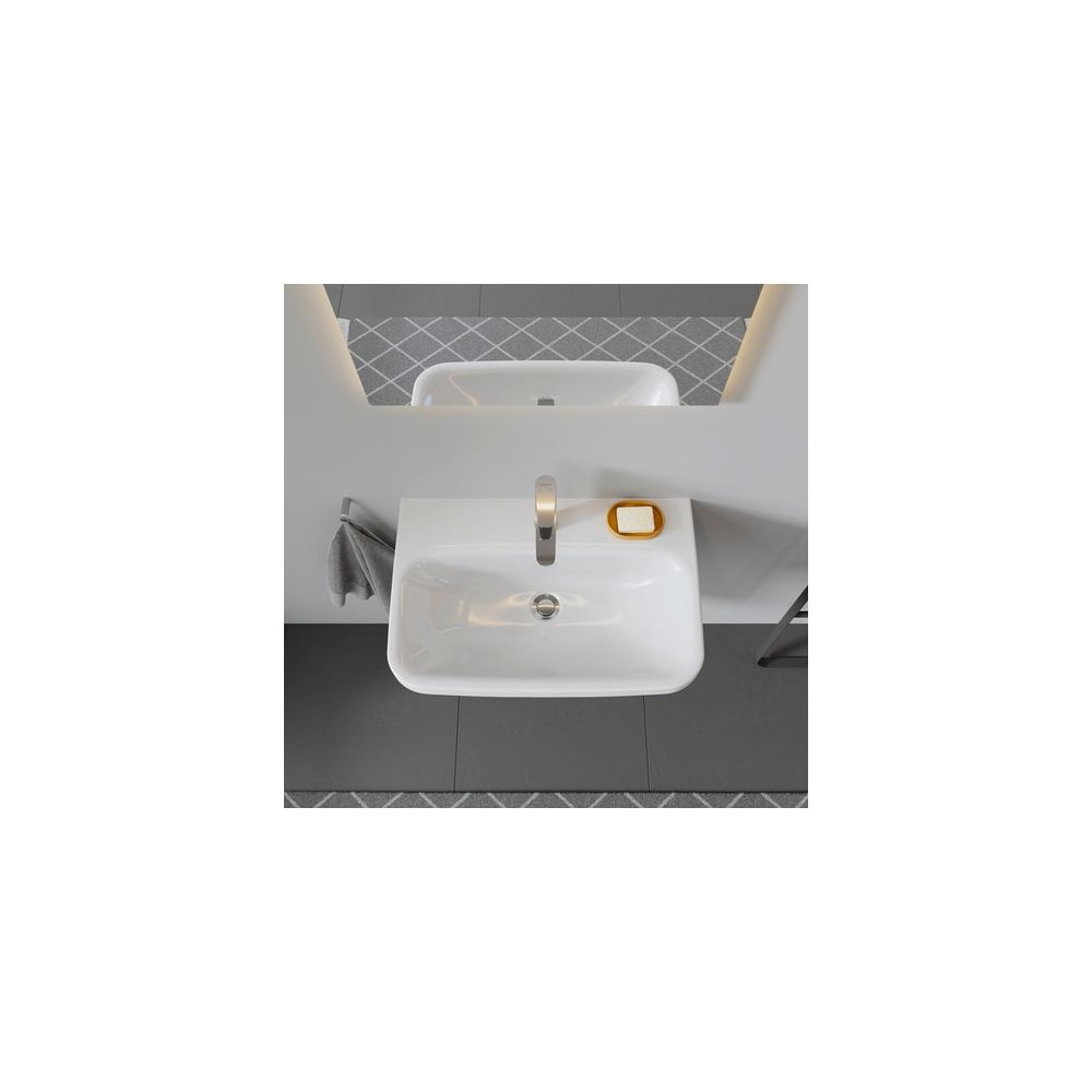 Duravit DuraStyle Waschtisch 440x650x170mm wandhäng., Weiß Hochglanz, Rechteckig, 1... DURAVIT-2319650000 4021534851063 (Abb. 1)