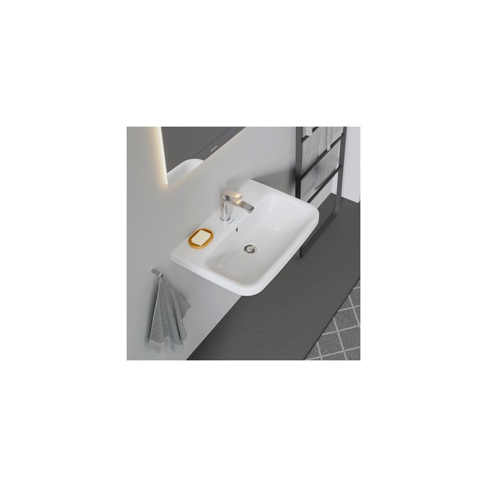Duravit DuraStyle Waschtisch 440x650x170mm wandhäng., Weiß Hochglanz, Rechteckig, 1... DURAVIT-2319650000 4021534851063 (Abb. 4)