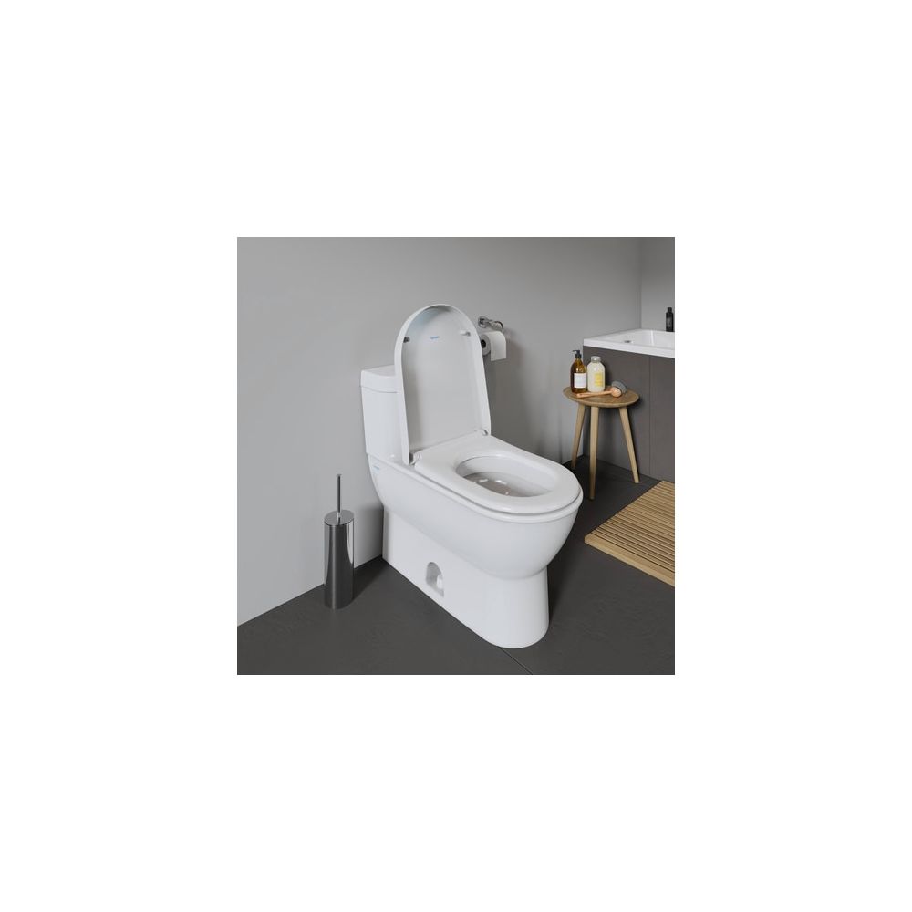 Duravit WC-Sitz, Weiß HG 372x51x488mm mit Absenkauto. Sitzgarnitur ab. Weiße Edelst... DURAVIT-0063390000 4021534634321 (Abb. 9)