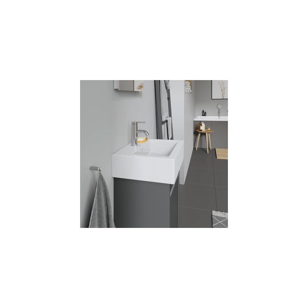 Duravit Vero Handwaschbecken 350x450x160mm, Weiß Hochglanz, Rechteckig,1 Waschplatz... DURAVIT-0704450000 4021534317392 (Abb. 4)
