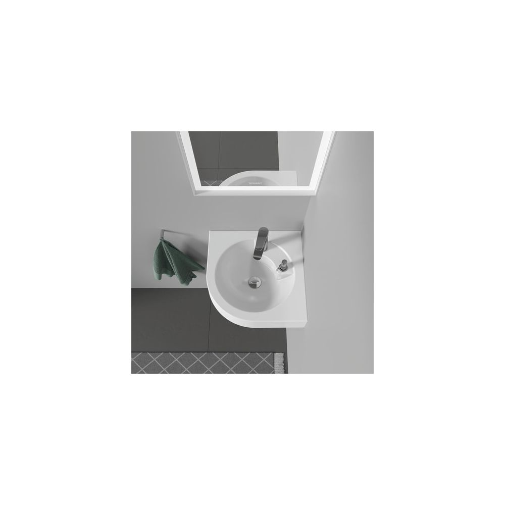 Duravit Architec Eck-Handwaschbecken 540x635x150mm wandh. Weiß Hochglanz, Halbrund,... DURAVIT-0448450000 4021534084812 (Abb. 3)