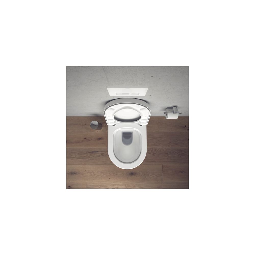 Duravit Starck 3 WC-Sitz D-shaped, Weiß Hochglanz 370x38x436mm, ohne Absenkautomati... DURAVIT-0063810000 4021534224171 (Abb. 5)