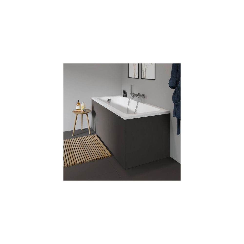 Duravit D-Code Badewanne 420x700x1600mm, Weiß glänzend, Rechteckig, Einbau, Ab... DURAVIT-700096000000000 4021534386442 (Abb. 2)