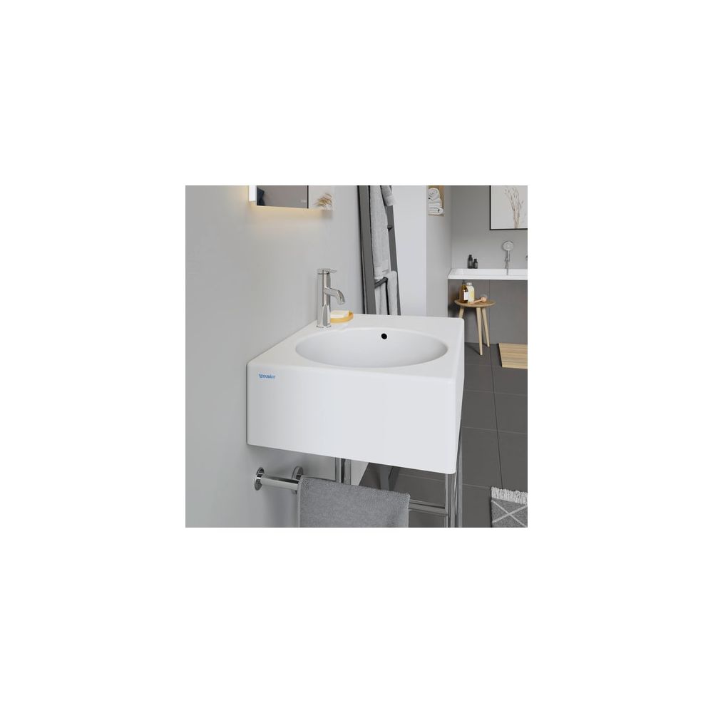 Duravit Design Classics Waschtisch 460x615x225mm wandhäng., L, Weiß Hochglanz, Rech... DURAVIT-0684600000 4021534096846 (Abb. 8)