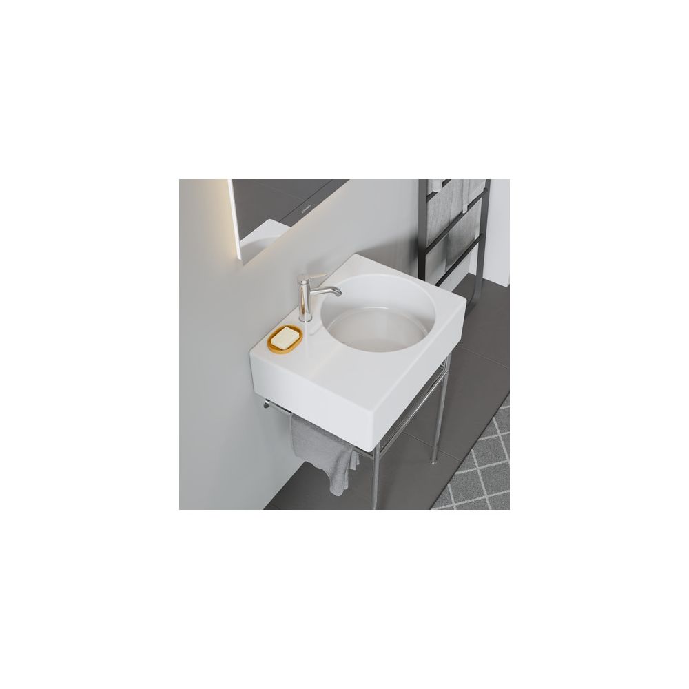 Duravit Design Classics Waschtisch 460x615x225mm wandhäng., R, Weiß Hochglanz, Rech... DURAVIT-0685600000 4021534096907 (Abb. 7)