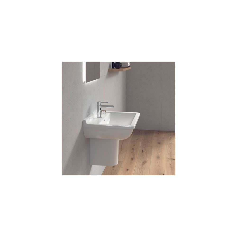Duravit Starck 3 Waschtisch 485x650x235mm wandhäng., Weiß Hochglanz, Rechteckig, 1 ... DURAVIT-0300650000 4021534222788 (Abb. 4)