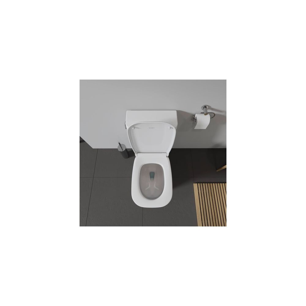 Duravit D-Code WC-Sitz Weiß HG 362x55x478mm mit Absenkauto. Sitzgarnitur ab. vorne ... DURAVIT-0062090096 4021534569319 (Abb. 2)