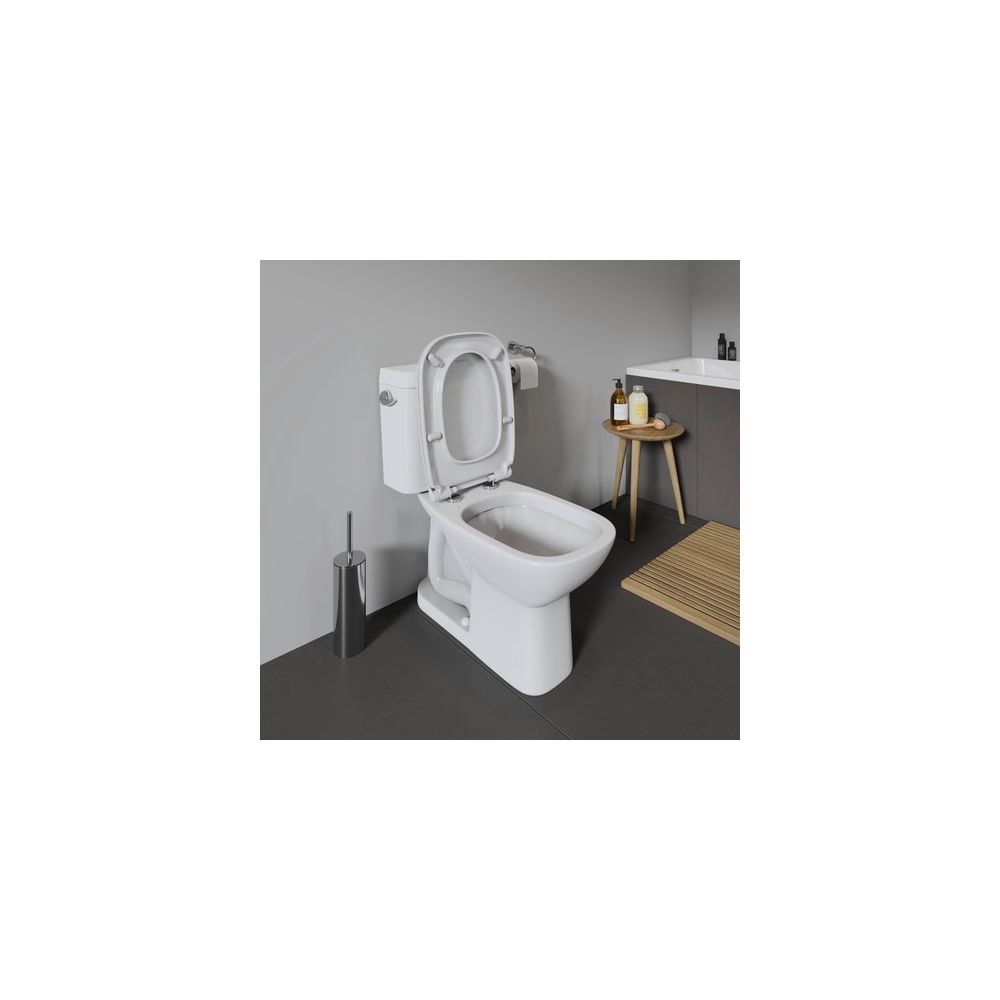 Duravit D-Code WC-Sitz Weiß HG 362x55x478mm mit Absenkauto. Sitzgarnitur ab. vorne ... DURAVIT-0062090096 4021534569319 (Abb. 6)