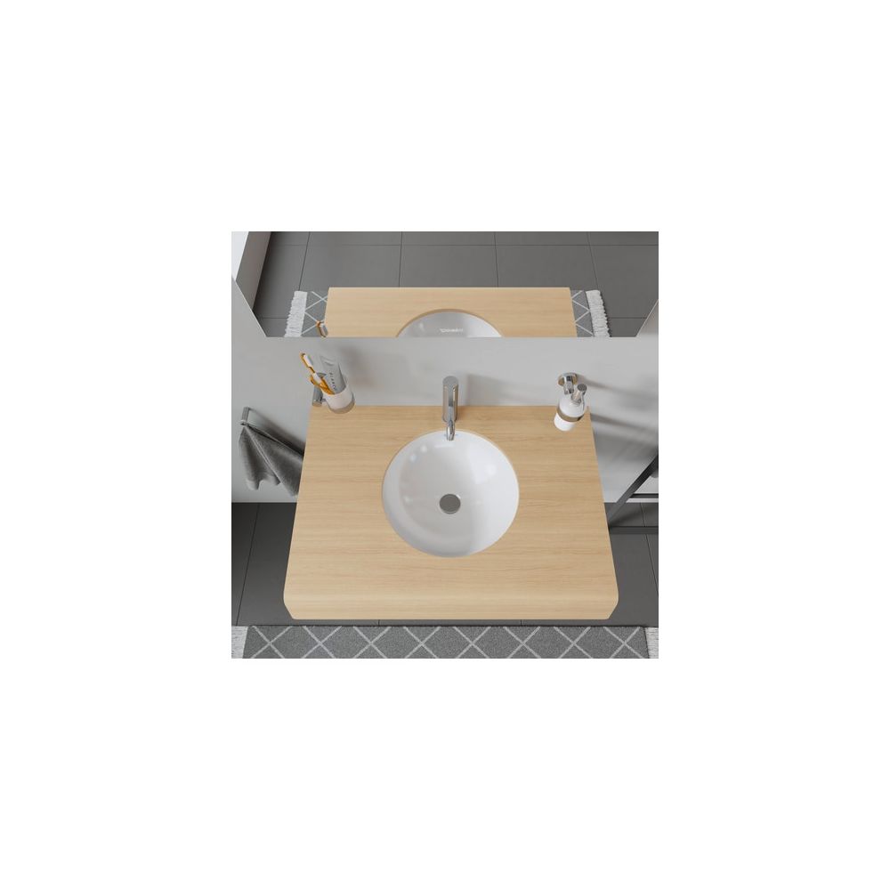 Duravit Architec Einbauwaschtisch 320x320x190mm, Weiß Hochglanz, ohne HLB, mit Über... DURAVIT-0319270000 4021534298066 (Abb. 1)