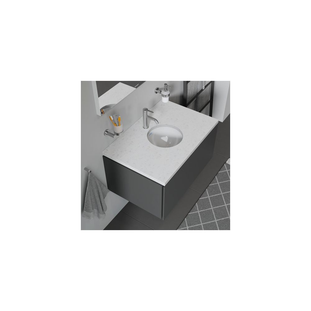 Duravit Architec Einbauwaschtisch 400x400x145mm, Weiß Hochglanz, ohne HLB/Überlauf,... DURAVIT-0319370000 4021534298103 (Abb. 2)