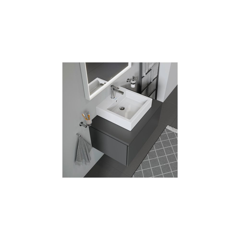 Duravit Vero Waschtisch 470x500x175mm wandh., Weiß Hochglanz, Rechteckig, WonderGl... DURAVIT-04545000271 4021534286001 (Abb. 2)