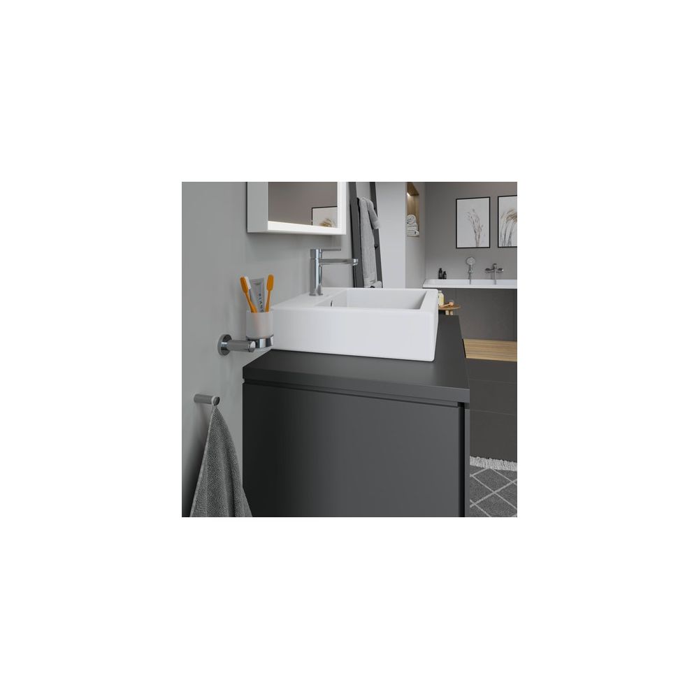 Duravit Vero Waschtisch 470x500x175mm wandh., Weiß Hochglanz, Rechteckig, WonderGl... DURAVIT-04545000271 4021534286001 (Abb. 3)