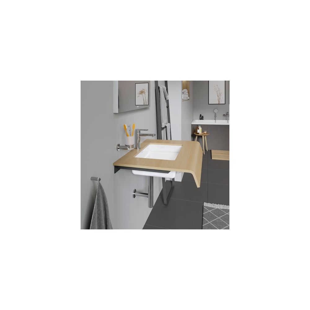 Duravit Vero Einbauwaschtisch 315x485x160mm, Weiß Hochglanz, ohne HLB, mit Überlauf... DURAVIT-0330480000 4021534317682 (Abb. 3)
