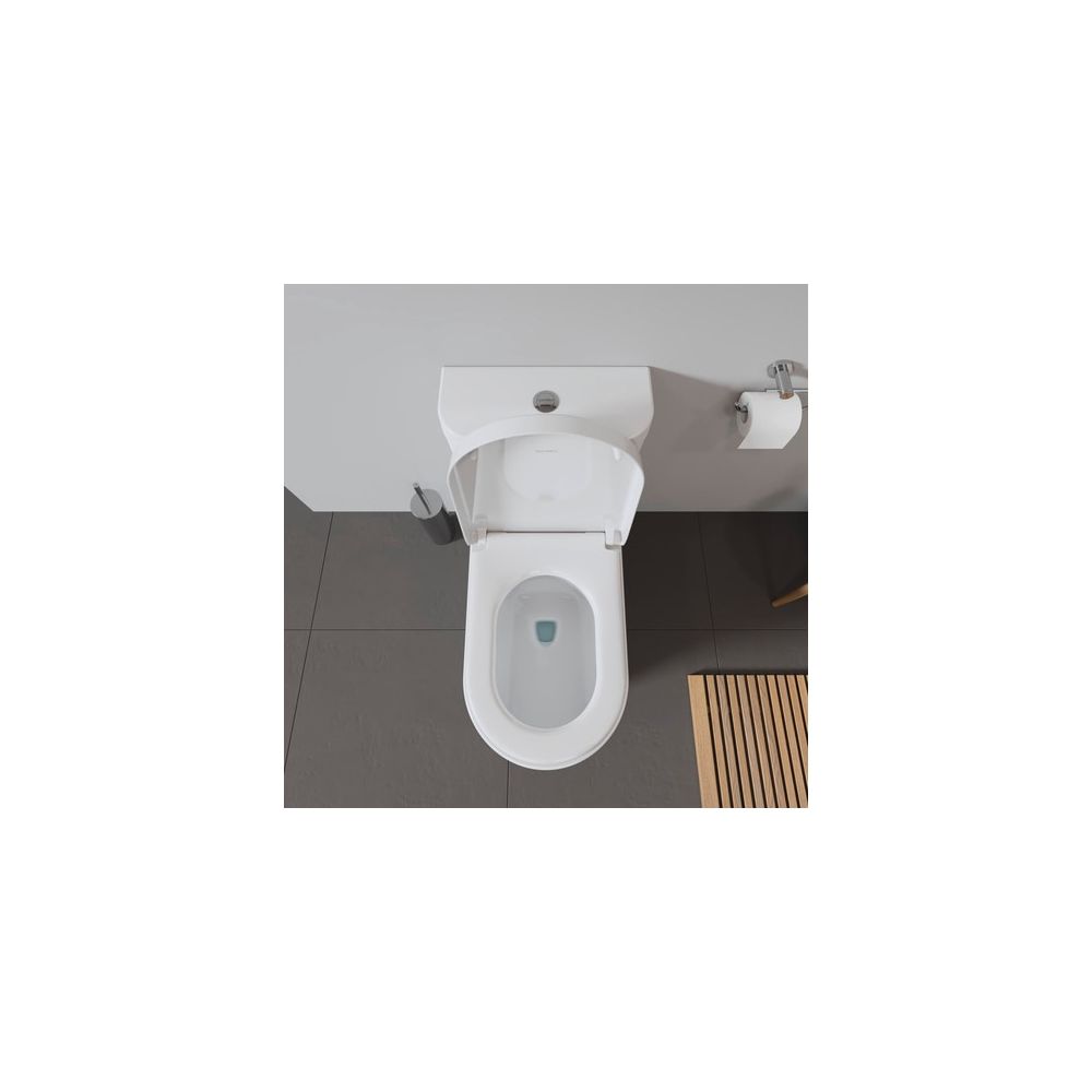 Duravit WC-Sitz, Weiß HG 372x51x488mm mit Absenkauto. Sitzgarnitur ab. Weiße Edels... DURAVIT-0063390000 4021534634321 (Abb. 17)