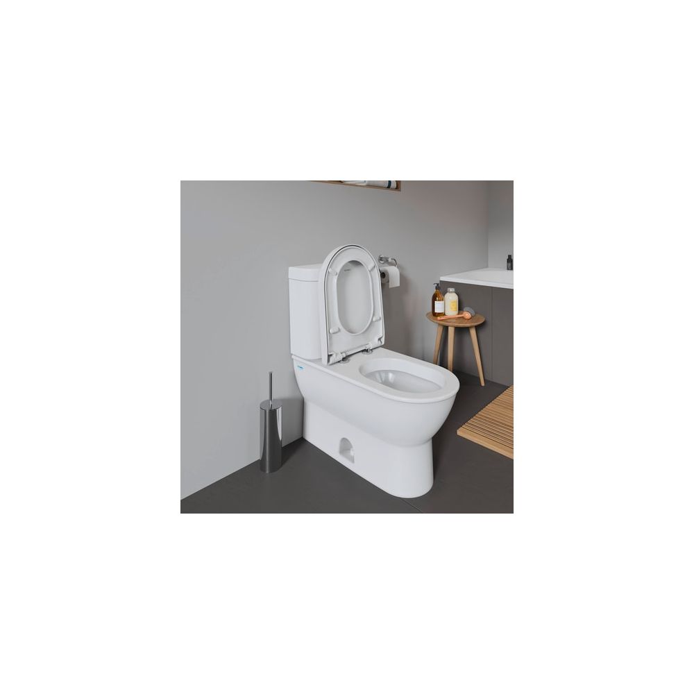 Duravit WC-Sitz, Weiß HG 372x51x488mm mit Absenkauto. Sitzgarnitur ab. Weiße Edels... DURAVIT-0063390000 4021534634321 (Abb. 21)