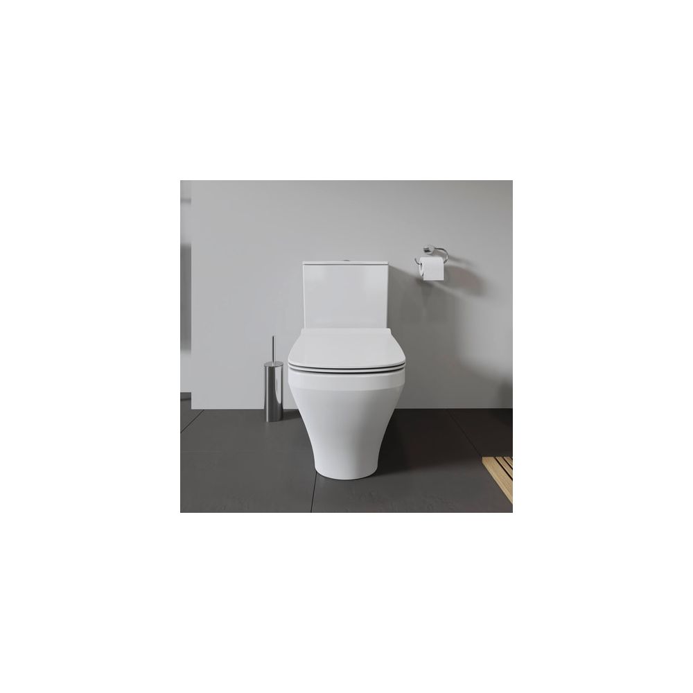 Duravit DuraStyle WC-Sitz Weiß HG 374x54x489mm mit Absenkautomatik, Sitzgarnitur a... DURAVIT-0060590000 4021534859793 (Abb. 23)
