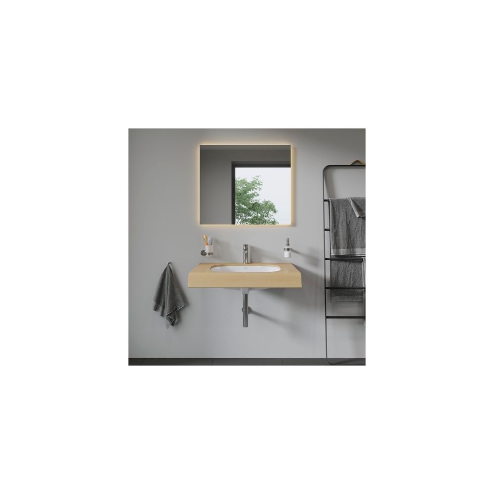 Duravit D-Code Einbauwaschtisch 430x560x210mm, Einbau von unten, Weiß Hochglanz, oh... DURAVIT-0338560000 4021534457852 (Abb. 4)