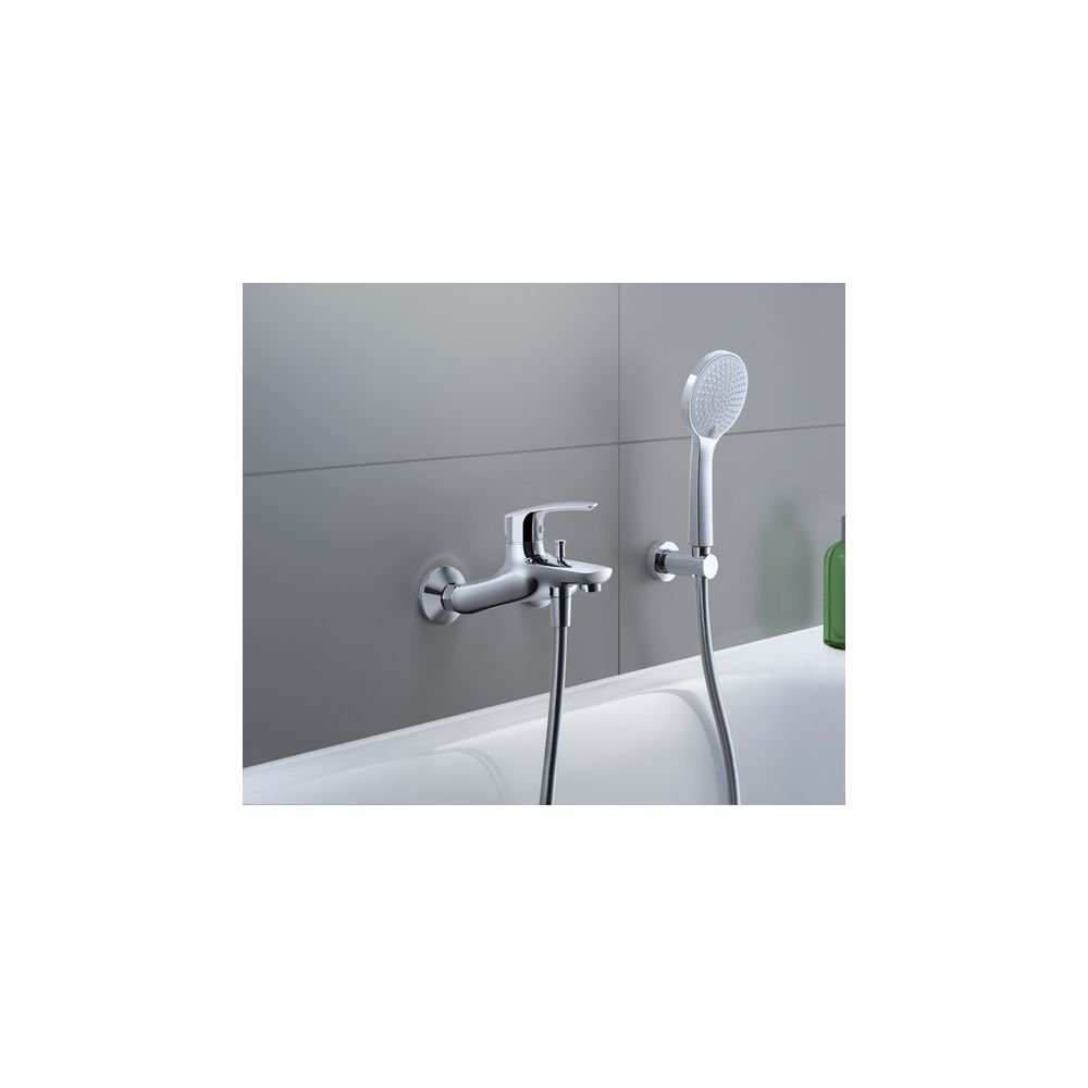 Duravit Handbrause, Chrom/Weiß, MinusFlow, d. 110mm, Strahlart SoftRain, Rain, In... DURAVIT-UV0652015010 4063382937018 (Abb. 5)