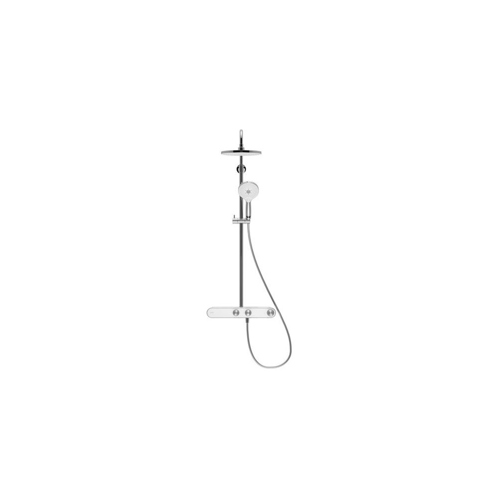 Duravit Shower Systems Duschsystem Chrom, Thermostat, Kopfbrause 230mm, 10,5l/min... DURAVIT-TH4380008005 4067116161304 (Abb. 6)