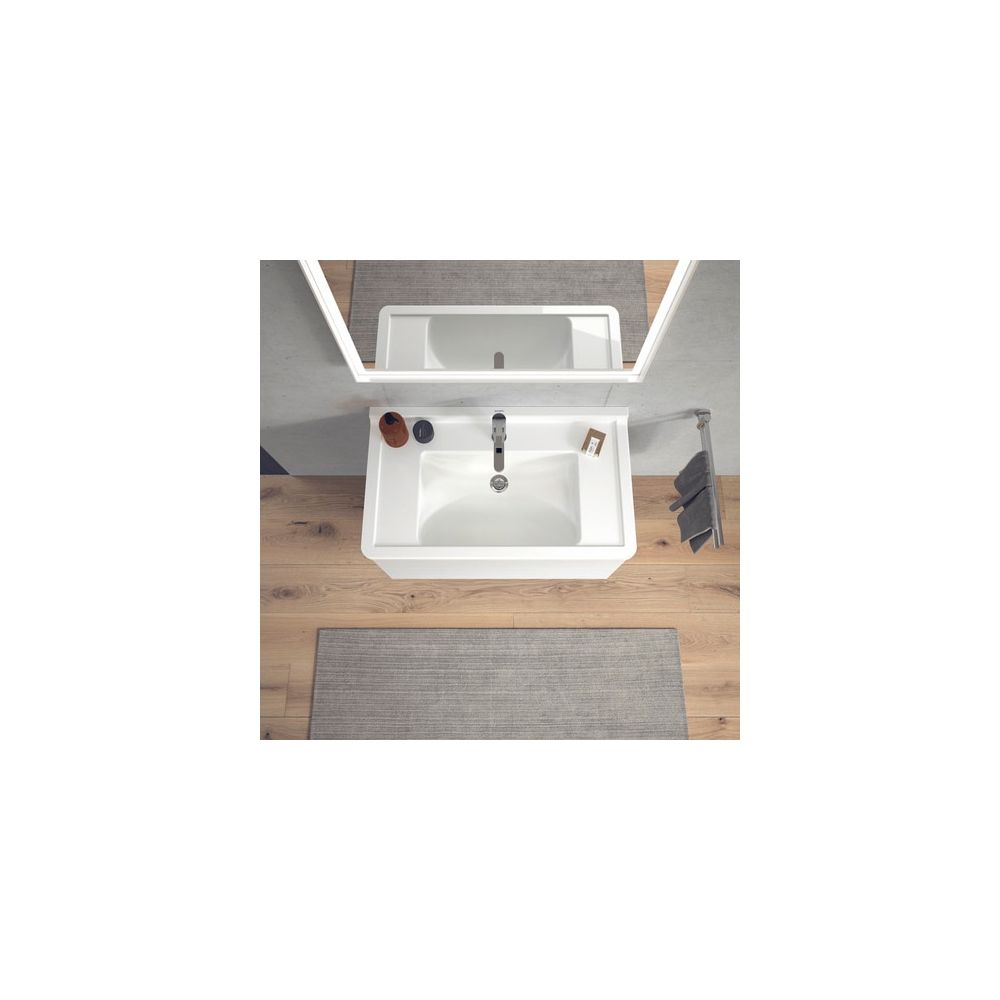 Duravit Starck 3 Waschtisch 485x850x225mm, Weiß Hochglanz, Rechteckig, 1 Waschplatz... DURAVIT-0304800000 4021534223471 (Abb. 3)