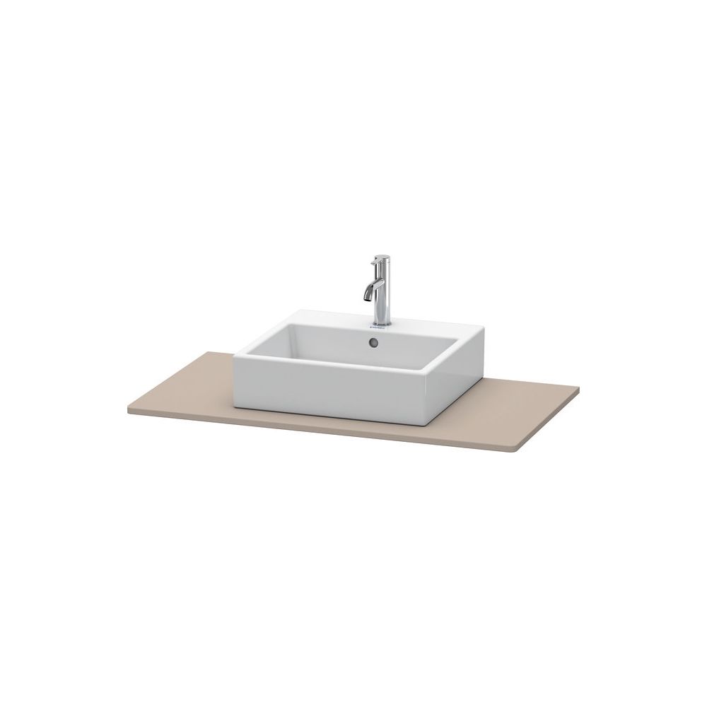 Duravit XSquare Konsole 550x1000x16mm, Basalt Matt, ohne Konsolenträger, 1 Ausschn... DURAVIT-XS060E04343 4053424566795 (Abb. 2)