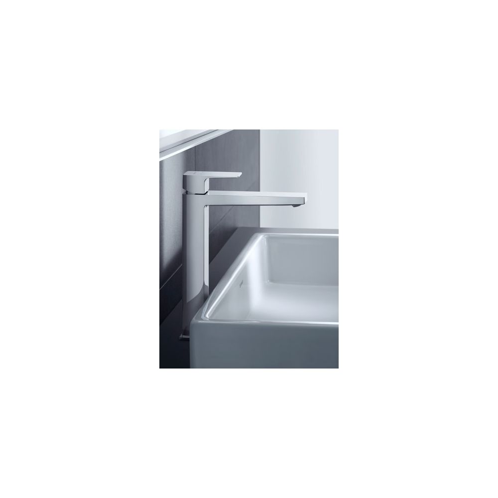 Duravit Manhattan Einhebel-Waschtischmischer XL, Chrom, 4,5l/min, Hebelgriff, Aus... DURAVIT-MH1040002010 4067116104790 (Abb. 1)
