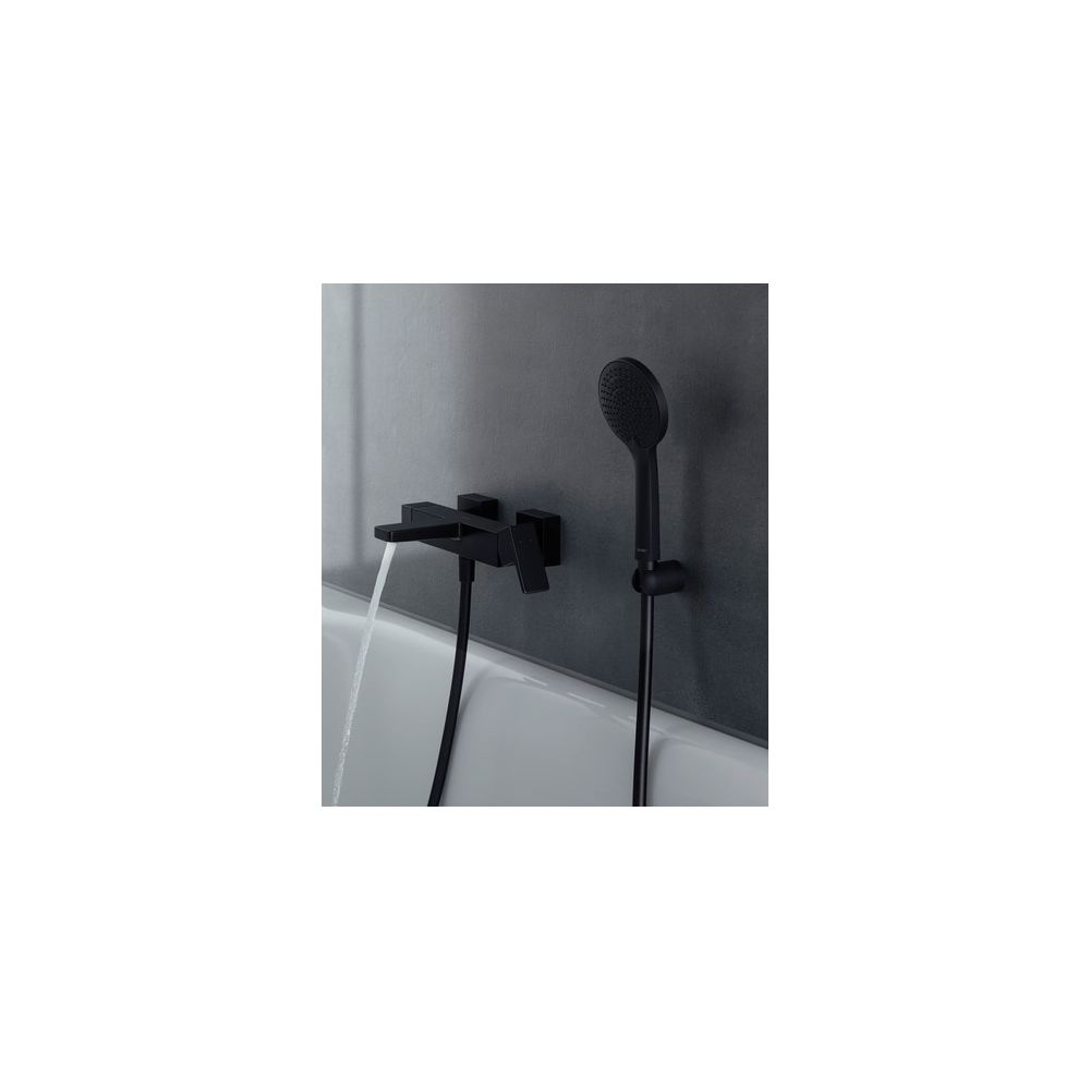 Duravit Handbrause, Mattschwarz, MinusFlow, d. 110mm, Strahlart SoftRain, Rain, I... DURAVIT-UV0652015046 4067116113785 (Abb. 4)