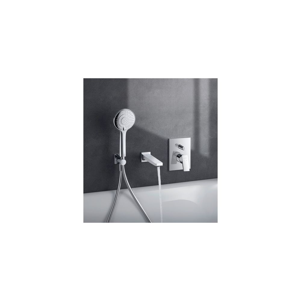 Duravit Manhattan Wanneneinlauf Chrom Hochglanz, Rosette eckig, Ausladung 189mm,1... DURAVIT-MH5240010010 4067116105001 (Abb. 1)