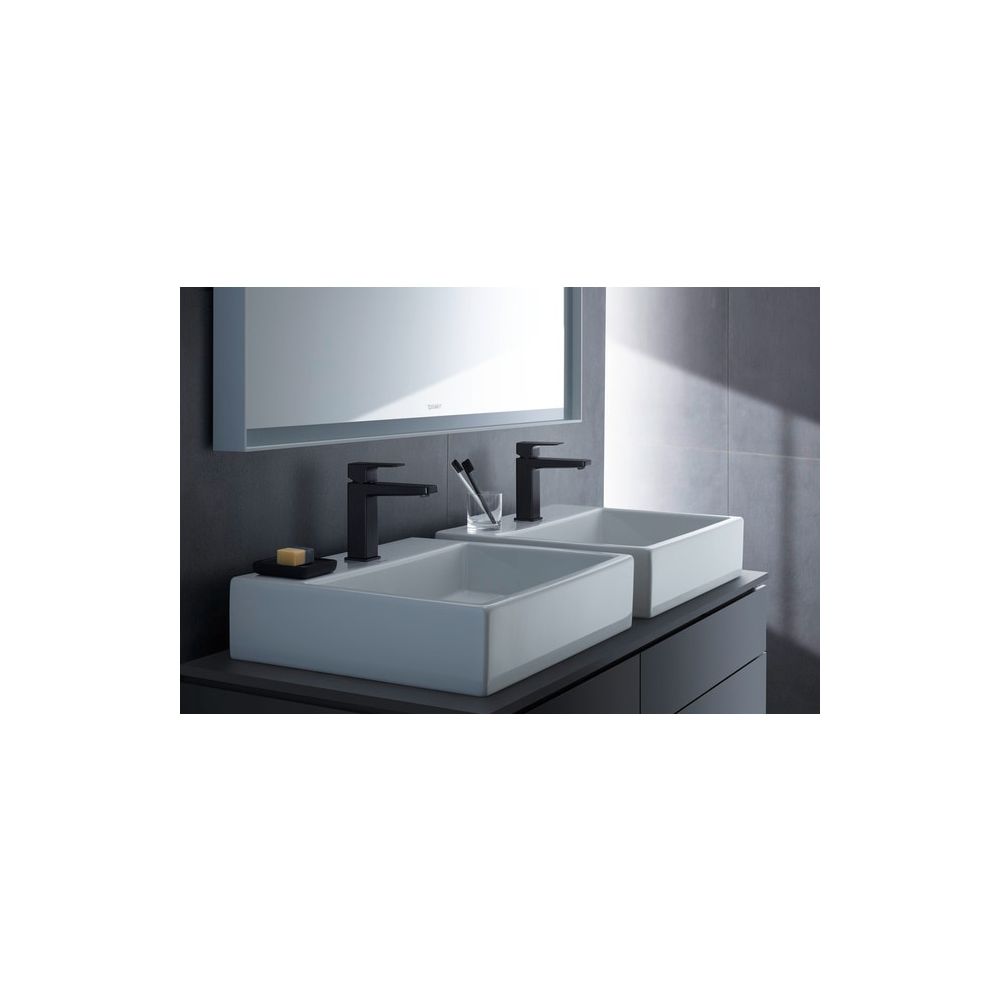Duravit Manhattan Einhebel-Waschtischmischer M, Mattschwarz, 4,5l/min, mit Garnit... DURAVIT-MH1020001046 4067116104721 (Abb. 2)