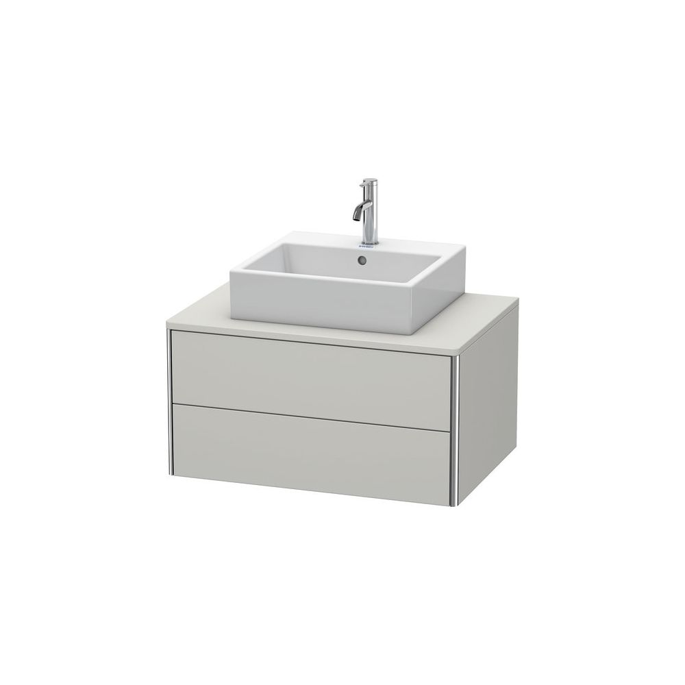 Duravit XSquare Konsolenwaschtischunterbau wandhäng. 548x800x400mm ohne KSP Betong... DURAVIT-XS491000707 4053424553597 (Abb. 1)