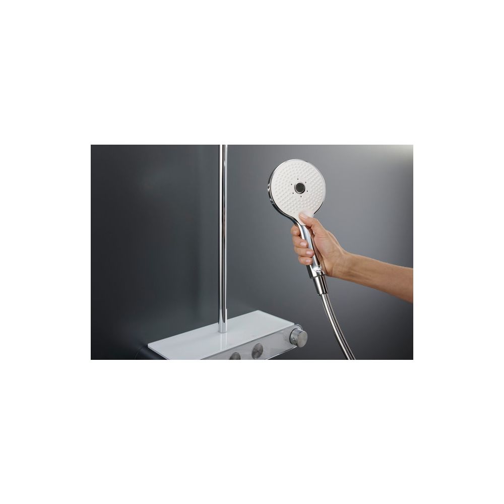 Duravit Shower Systems Duschsystem Chrom, Thermostat, Kopfbrause 230mm, 10,5l/min... DURAVIT-TH4380008005 4067116161304 (Abb. 8)