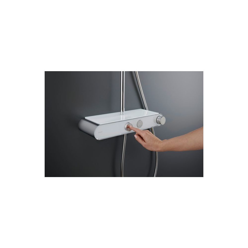 Duravit Shower Systems Duschsystem Chrom, Thermostat, Kopfbrause 230mm, 10,5l/mi... DURAVIT-TH4380008005 4067116161304 (Abb. 13)